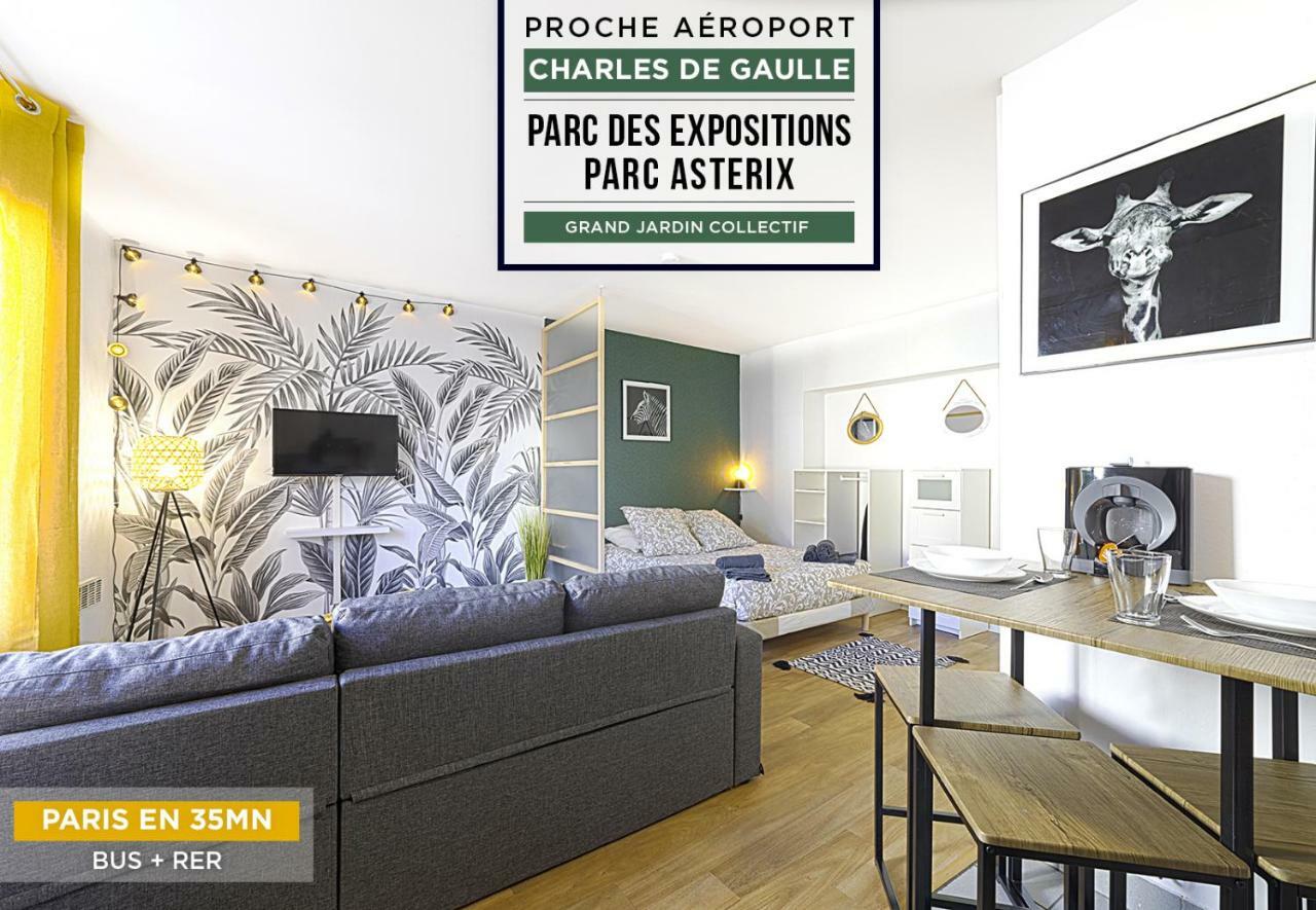 ****Jungle Chic/Aeroport Cdg Paris/Parc Asterix/Parc Des Expositions/Paris**** Apartment Gonesse Exterior photo